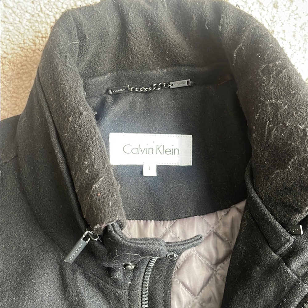 Calvin Klein Black Military Field Jacket - Picture 2 of 5